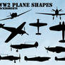 Custom Shapes: WW2 Planes