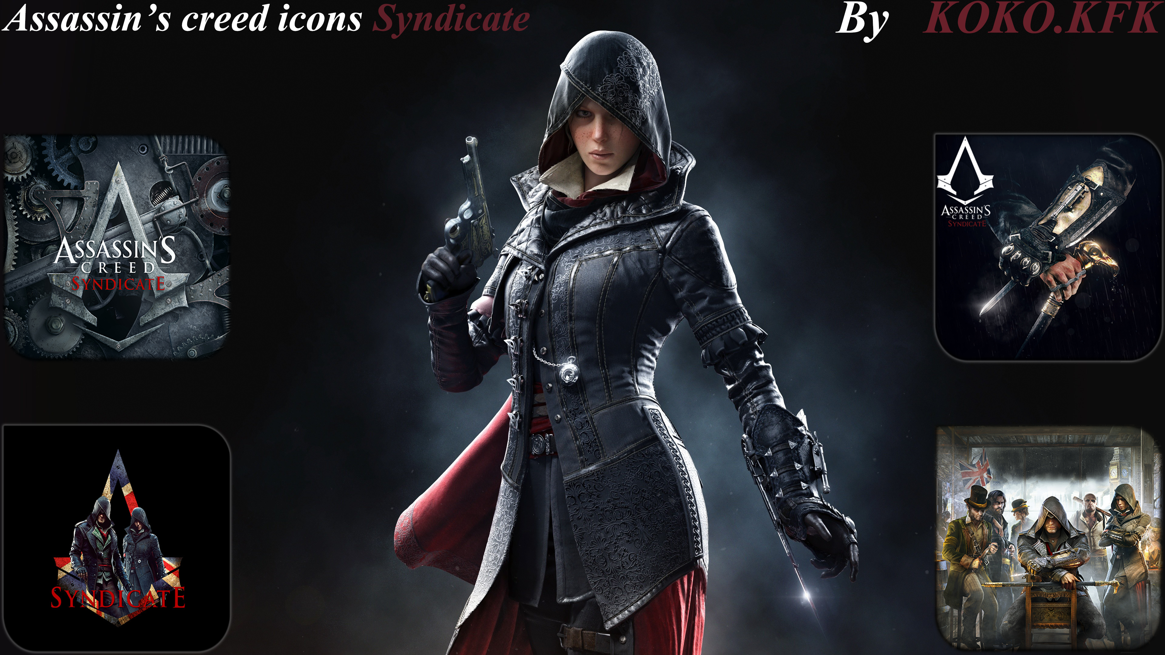 Assassin's Creed syndicate icons by KOKO.KFK