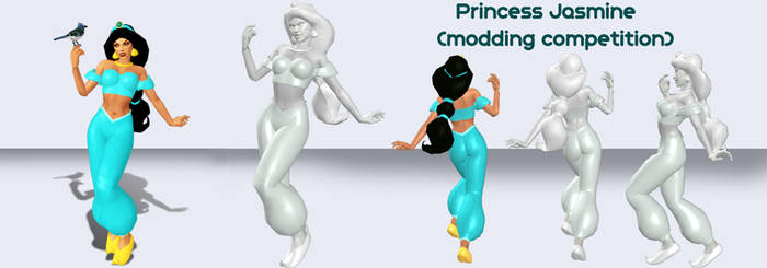 MMD Jasmine by KingdomHeartsNickey on DeviantArt