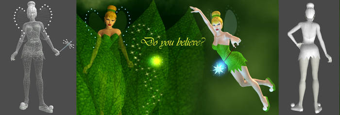Tinkerbell poses for XNALara by BubbleCloud on DeviantArt
