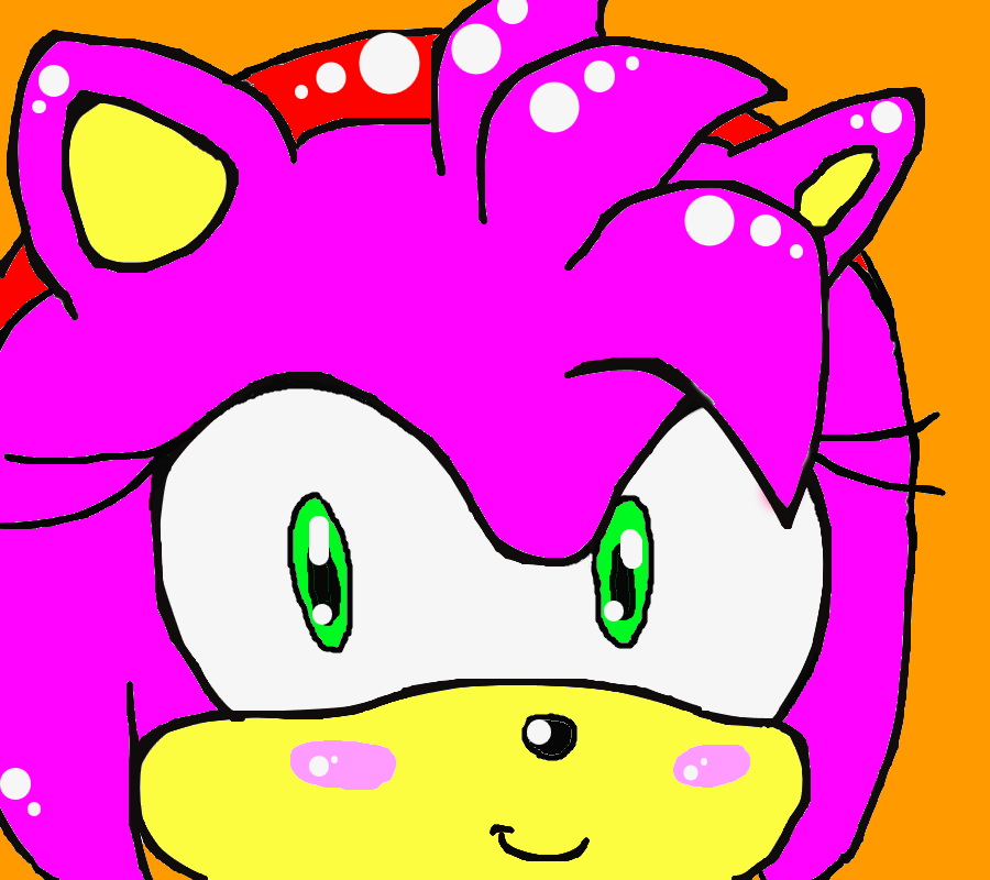 Amy Rose, the cute Hedgehog