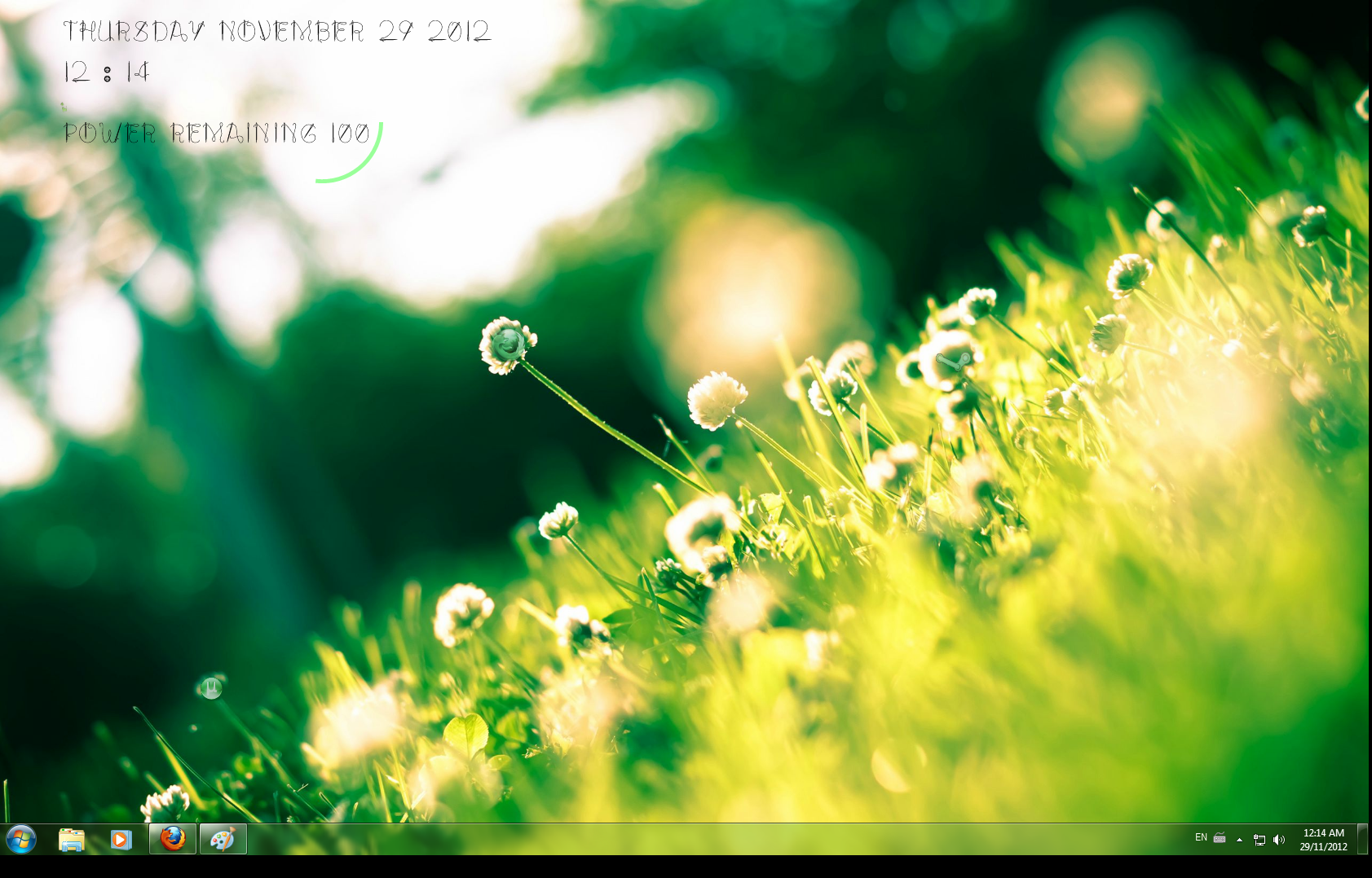 Rainmeter Green Serenity