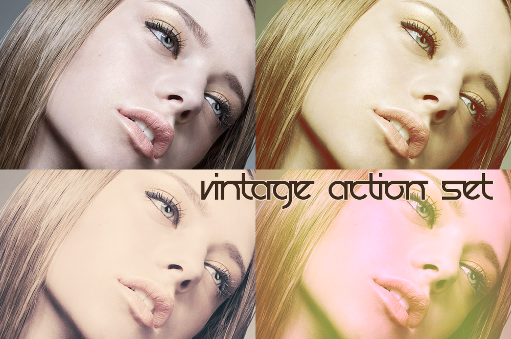 Vintage action set 3