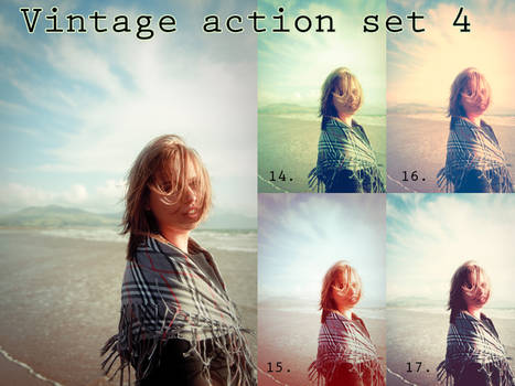 Vintage action set 4