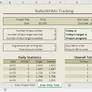 NaNoWriMo Word Count Spreadsheet - Excel