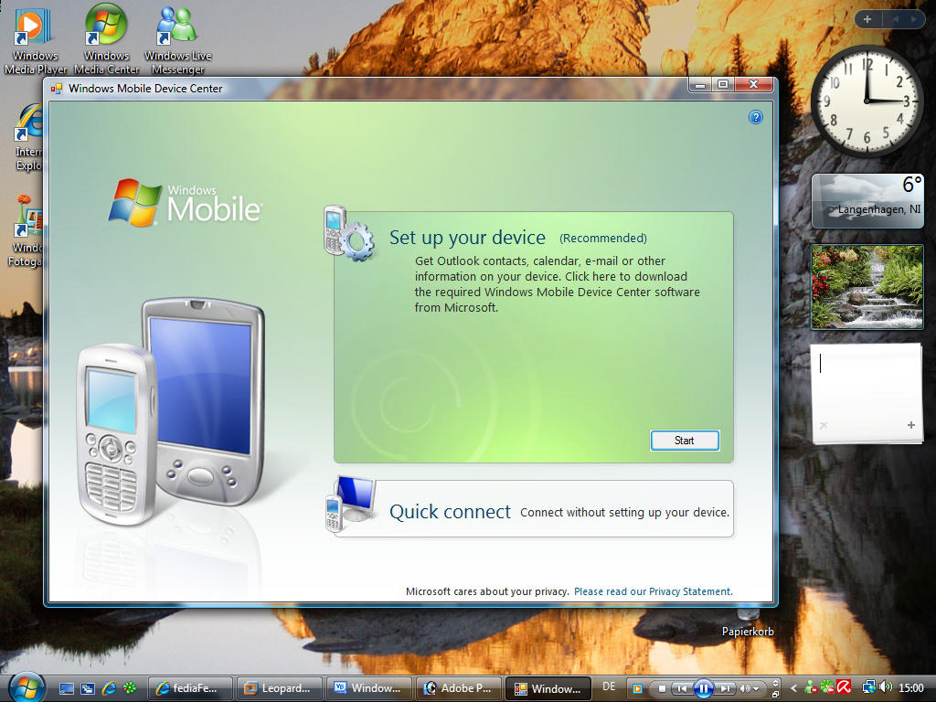 Windows Mobile Center for XP by Bush1do on DeviantArt
