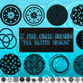 17 Free Circle Brushes! *Eva Baxter Designs*