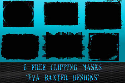 6 freebie clipping masks