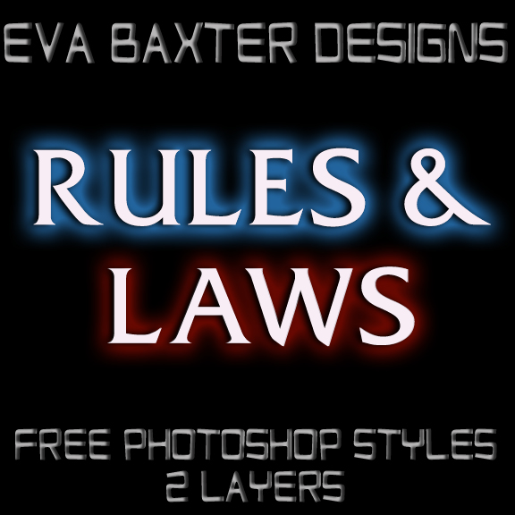 EVA BAXTER DESIGNS -- FREEBIE STYLE