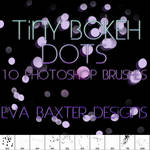 Eva Baxter Designs -- Tiny Bokeh PS Brushes by EvaTakesNoPrisoners