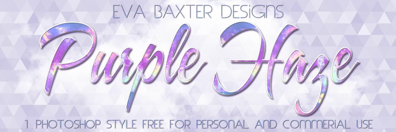 Eva Baxter Designs - Purple Haze PS Style