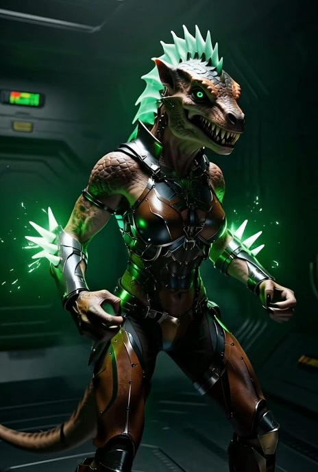 Raptor Humanoid Guyver by R2LDaWooz on DeviantArt