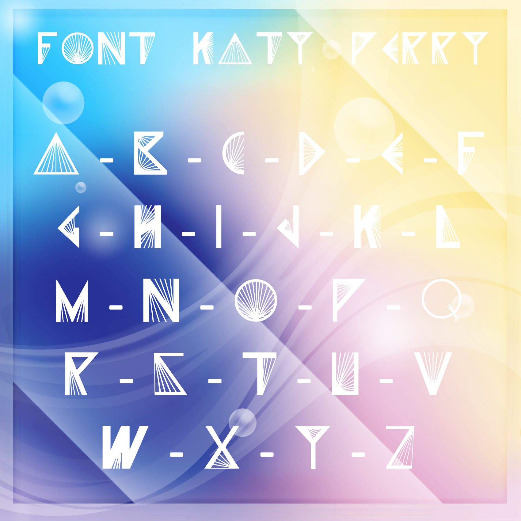 + Font The Prismatic World Tour