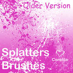 Splatters Brushes version 1.5 by corelila