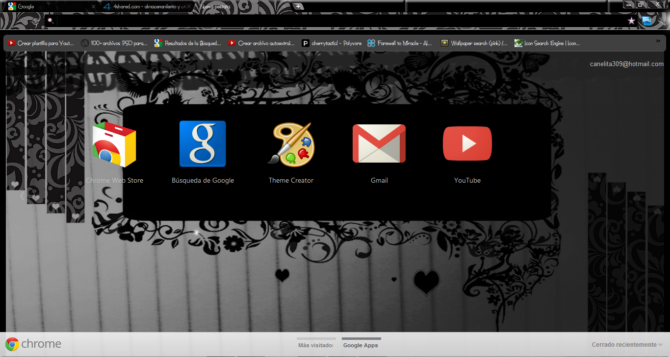 Inspiration - Theme Google Chrome