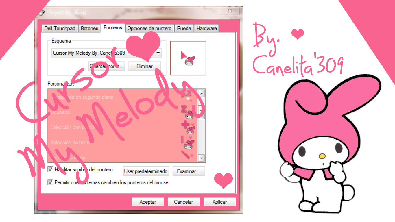 Cursor My Melody by SriitaDeWatt on DeviantArt