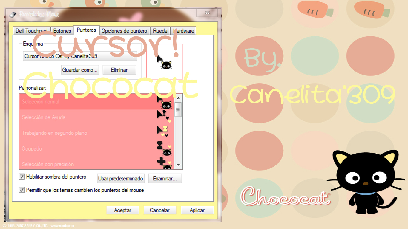 Cursor Chococat