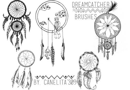 Brushes Dreamcatcher By Canelita309