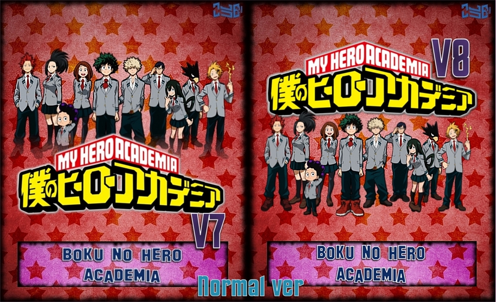 Boku no Hero Academia v7 and v8 (Normal ver)