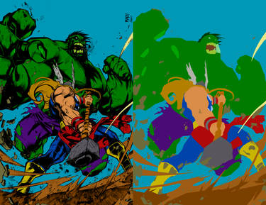 Hulk Smashem by Joe Madureira - Flats