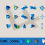 Moth- 4 colors schemes