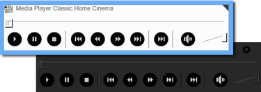 MPC HC toolbar classic circle