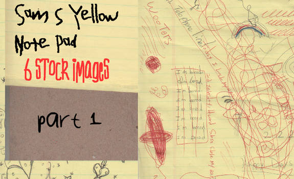 Sam's Yellow Note Pad Part 1
