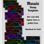 Mosaic Stamp Templates