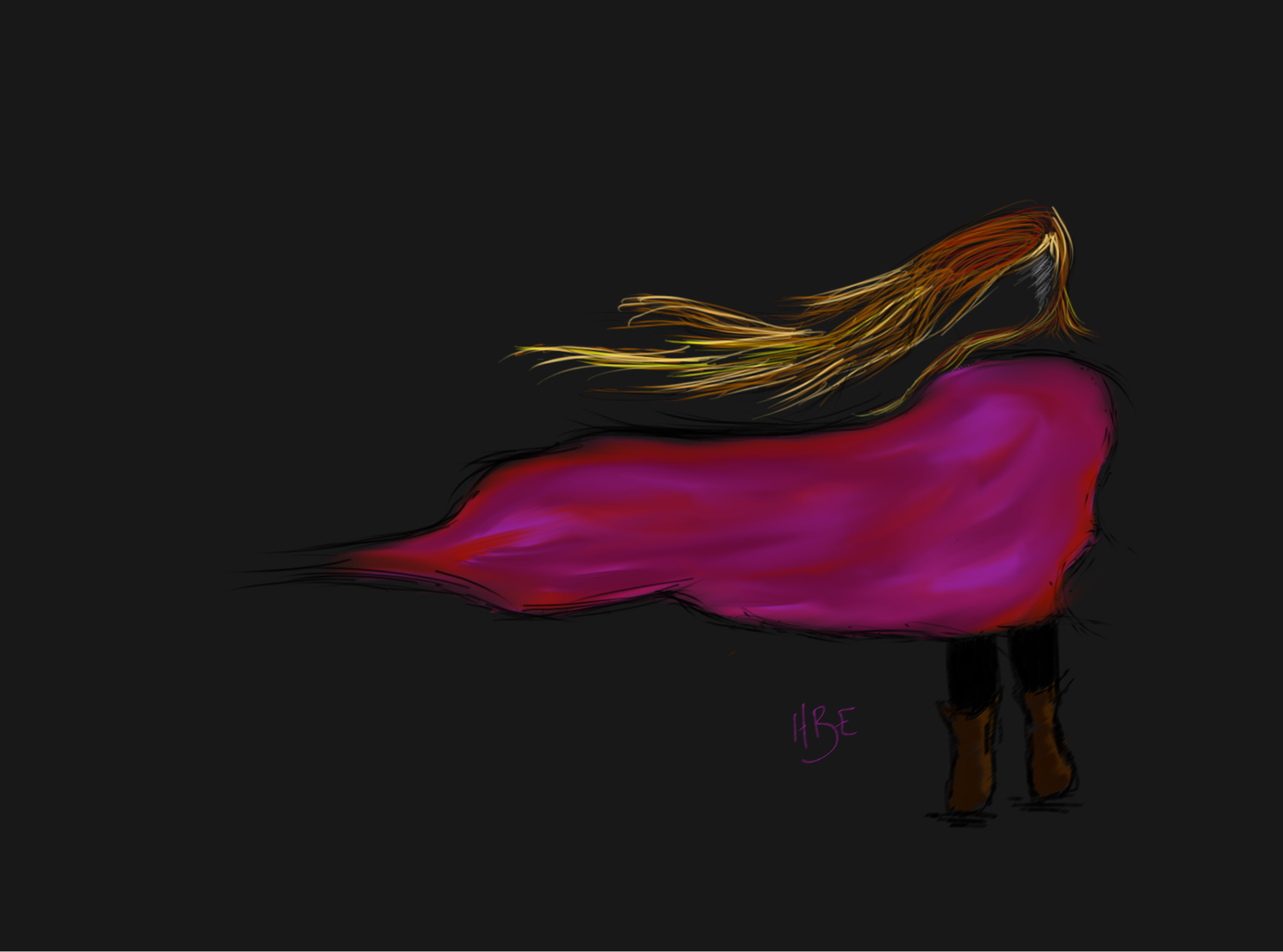 Girl in Storm by Tonberry21 on DeviantArt
