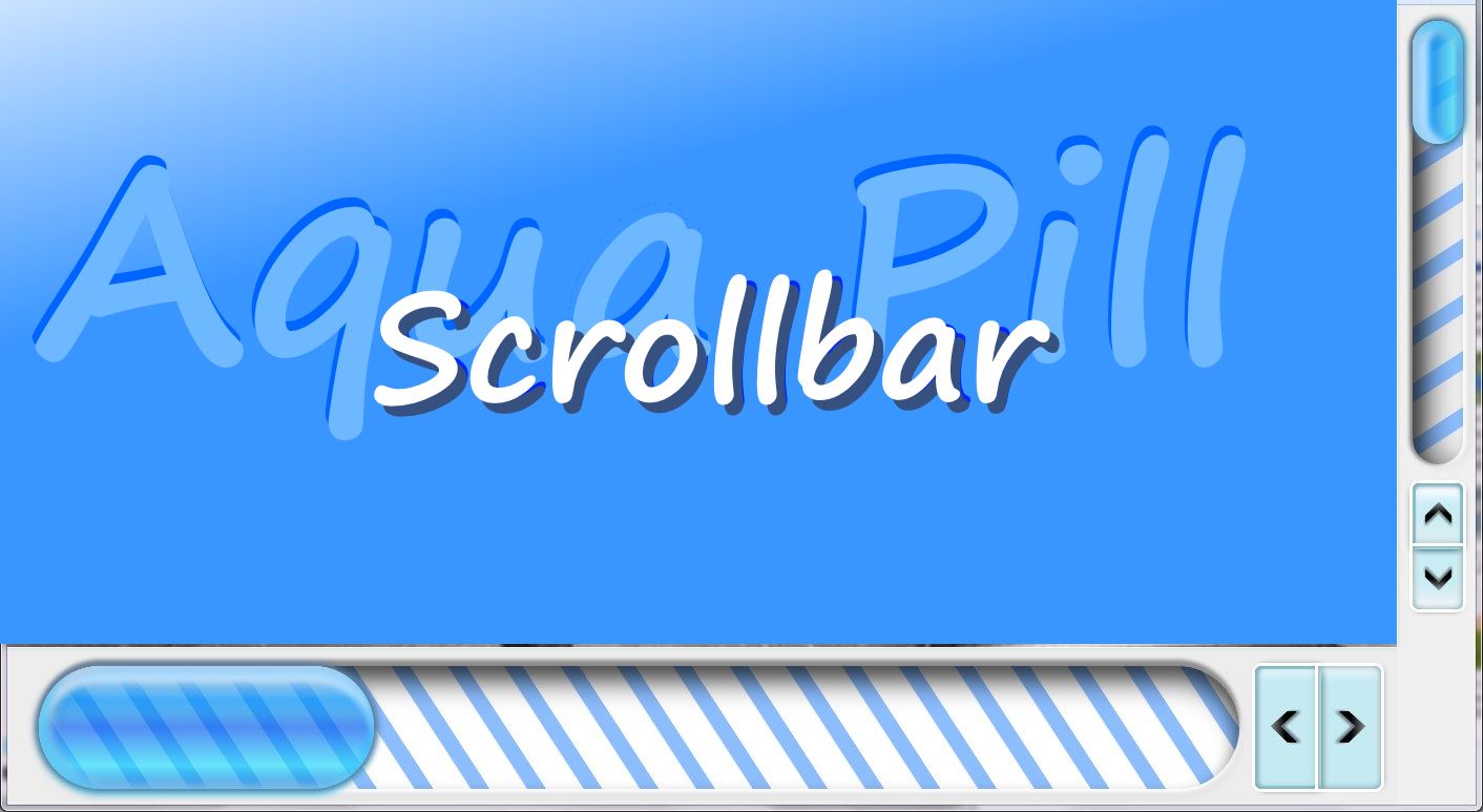 Aqua Pill Scrollbar