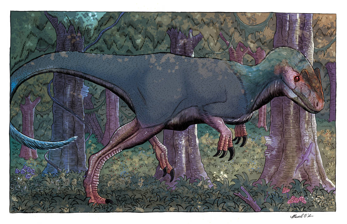 Allosaurus fragilis by MikeOSheaArt on DeviantArt
