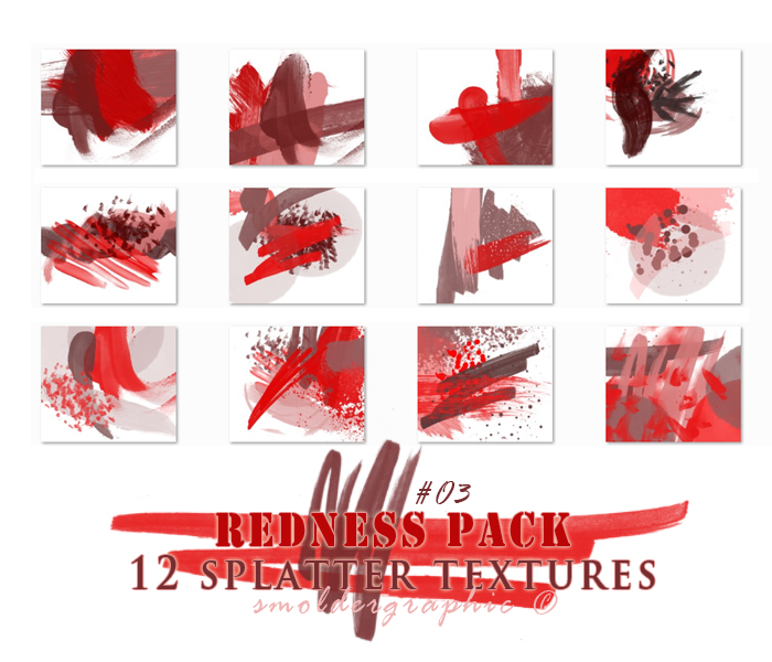 textures pack #O3 - 'redness'