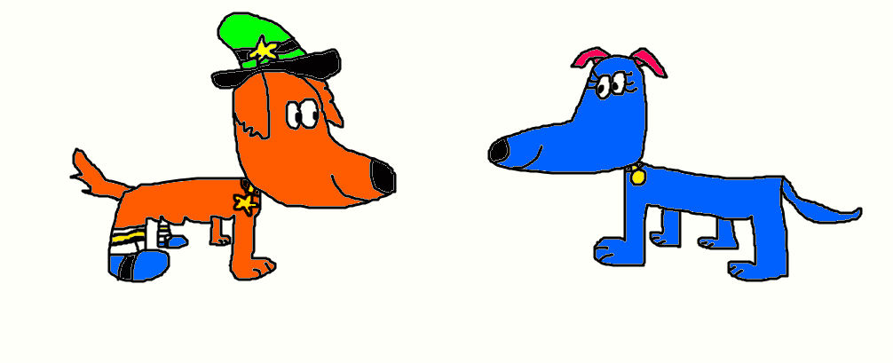 Wander and Sylvia as Dogs by JansynthePrincess04 on DeviantArt