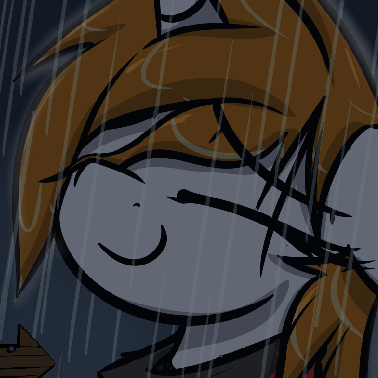 Littlepip in the rain [dress up!]