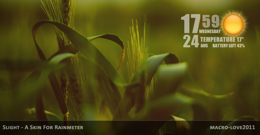 SLIGHT for RAINMETER by mACrO-lOvE