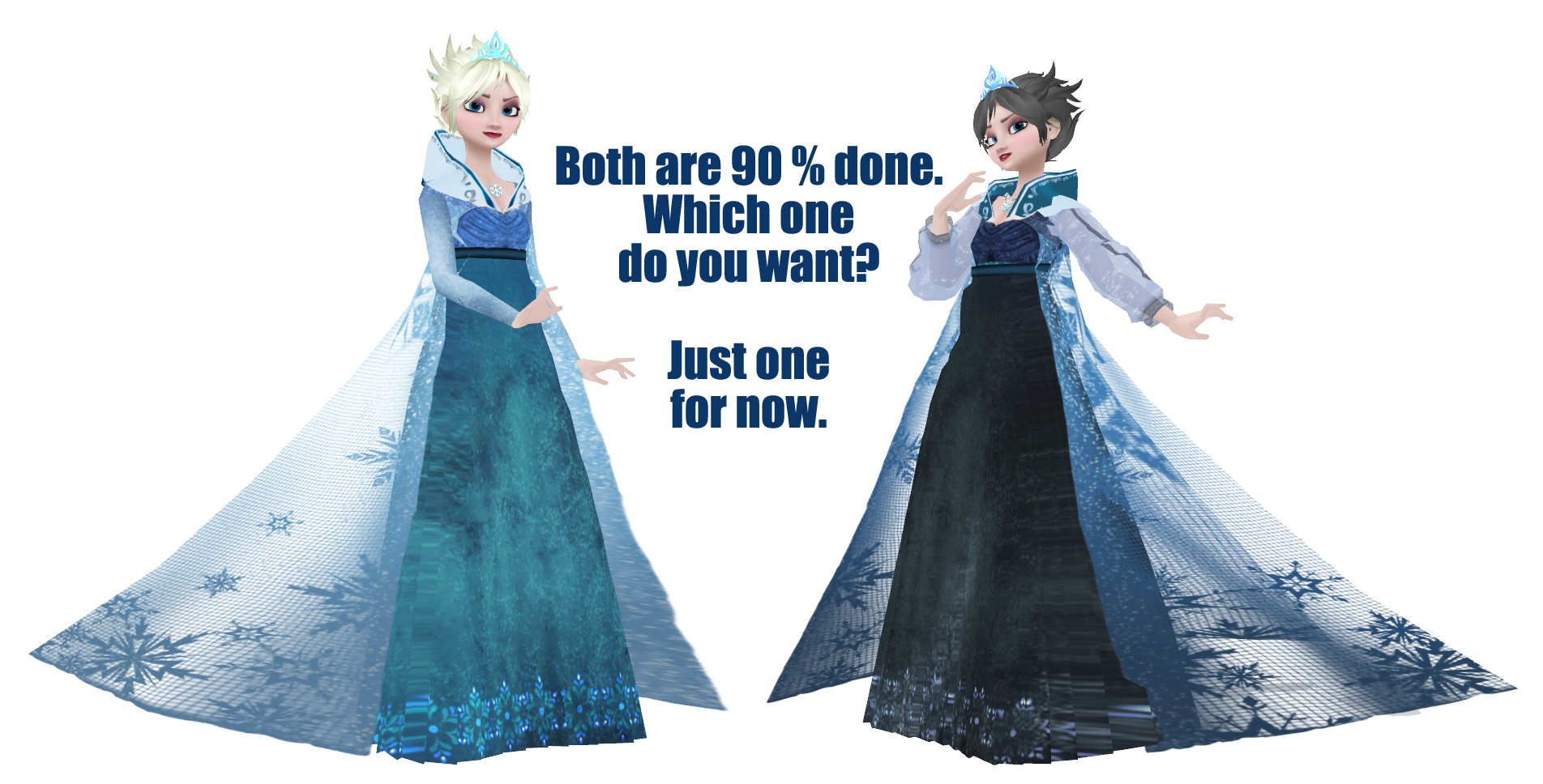 WIP - Dark Elsa [Dark Ice and Dark Snow]