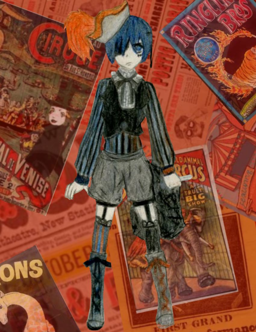 Ciel the circus boy by matisse77 on DeviantArt