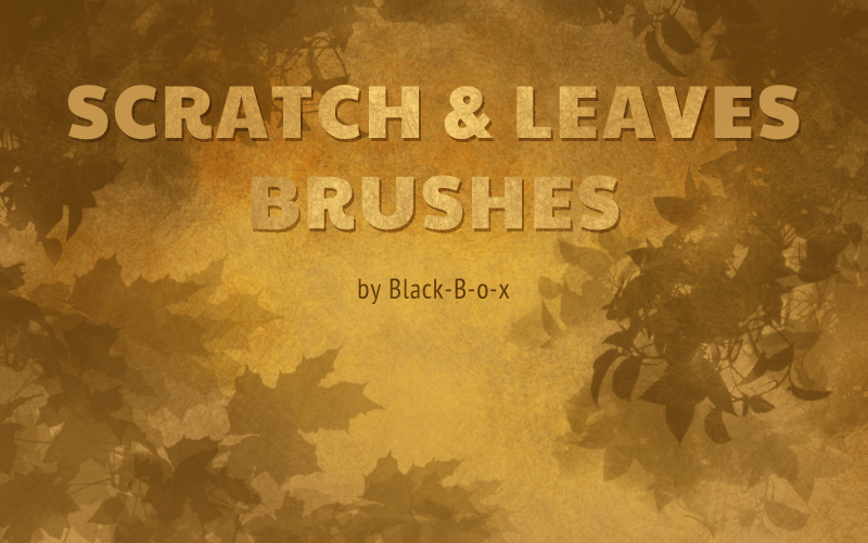 Scratch and Leaves brushes