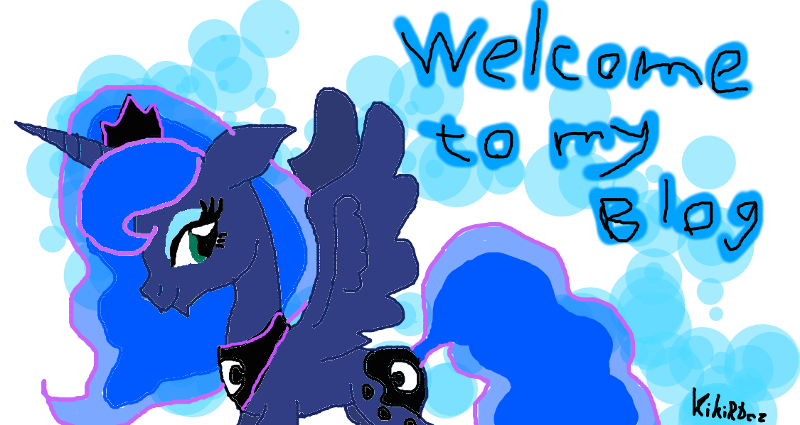 My new layout to blog 2 with Princess Luna by Monnarcha on DeviantArt