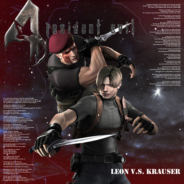 Krauser VS Chris (Resident Evil)
