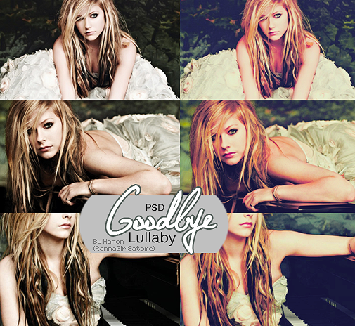 Goodbye Lullaby Coloring PSD