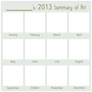 2013 Art Summary BLANK