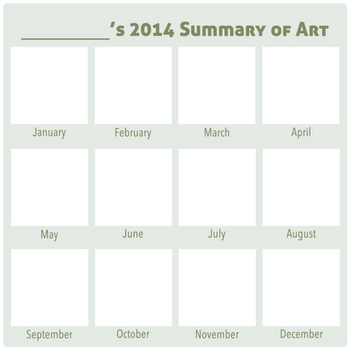 2014 Summary of Art BLANK