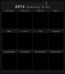 2016 Summary of Art BLANK