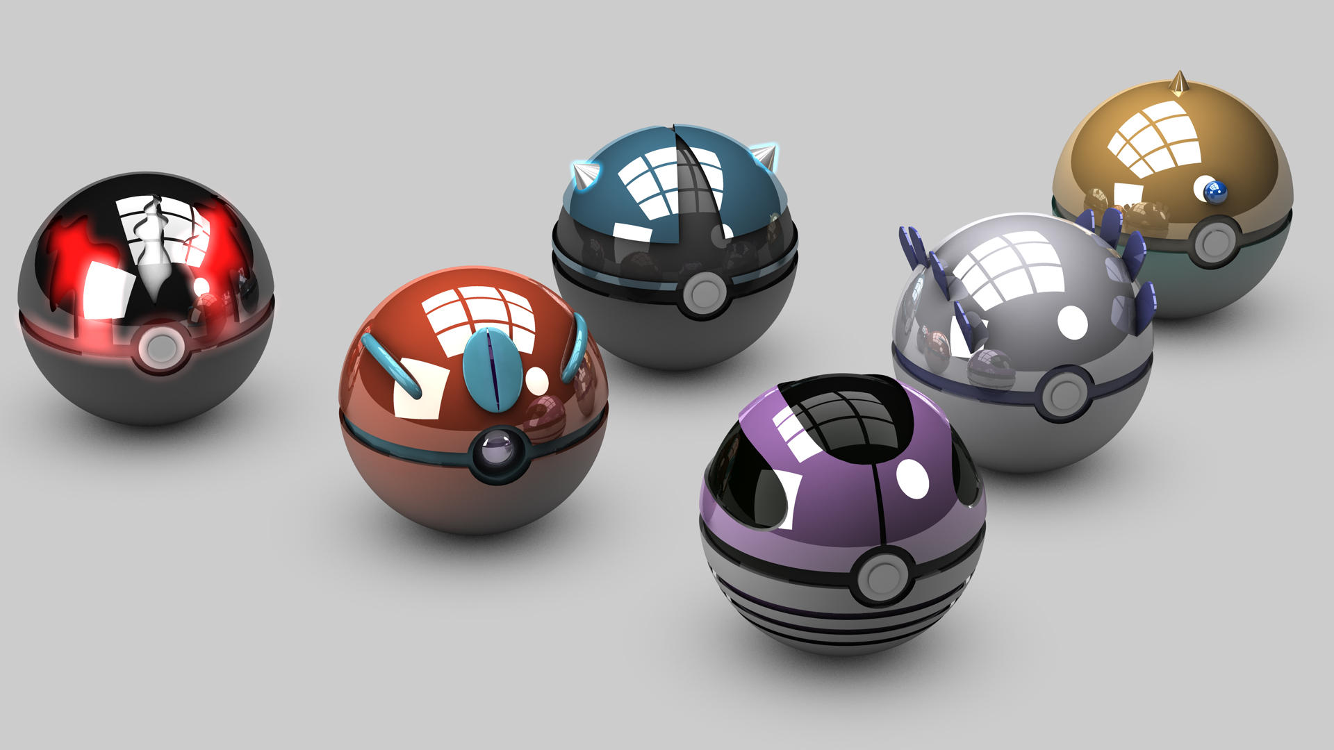 Все покеболы картинки