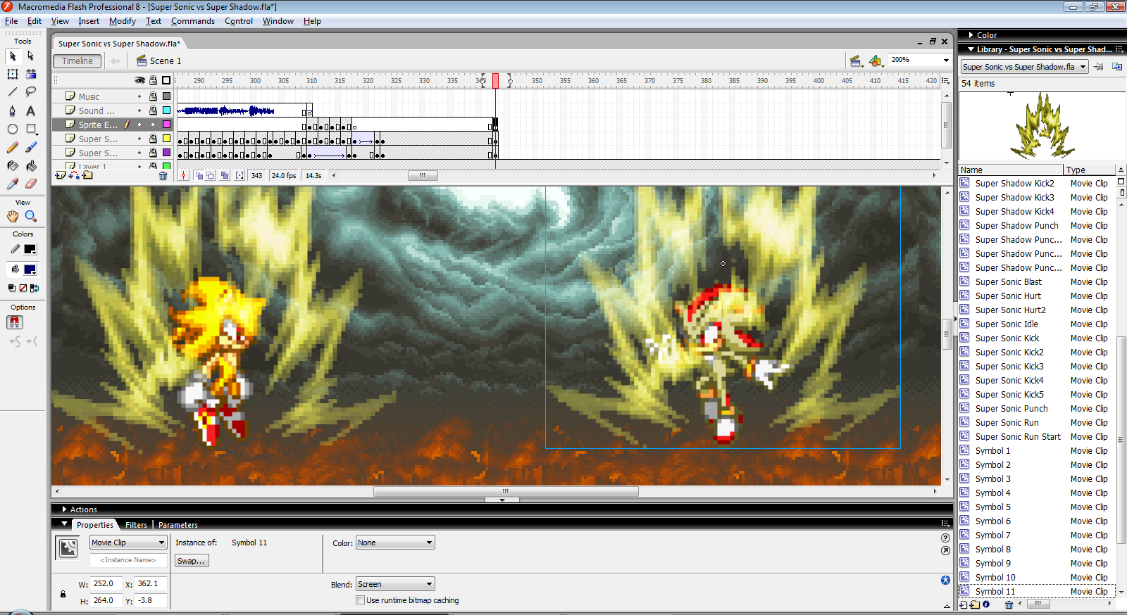 Super Sonic vs Super Shadow Almost Done