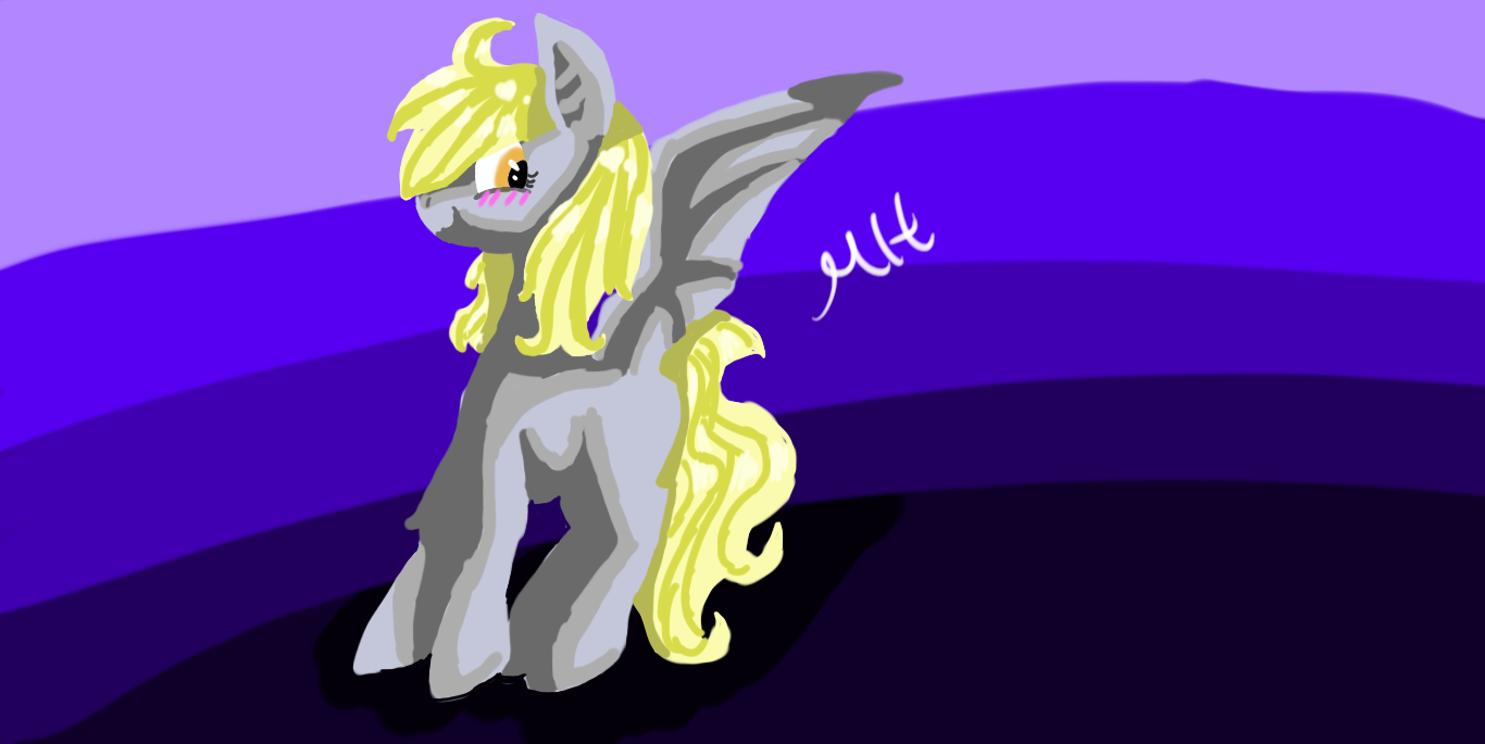 Bat Pony Derpy Hooves by Youngchibiartist on DeviantArt