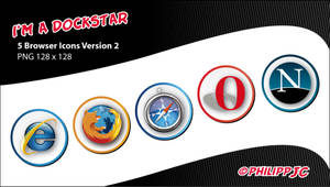Dockstar: Browser Icons V.2