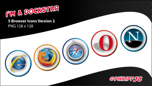 Dockstar: Browser Icons V.2 by Philipp-JC on DeviantArt