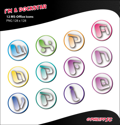 Dockstar: MS-Office Icons by Philipp-JC on DeviantArt